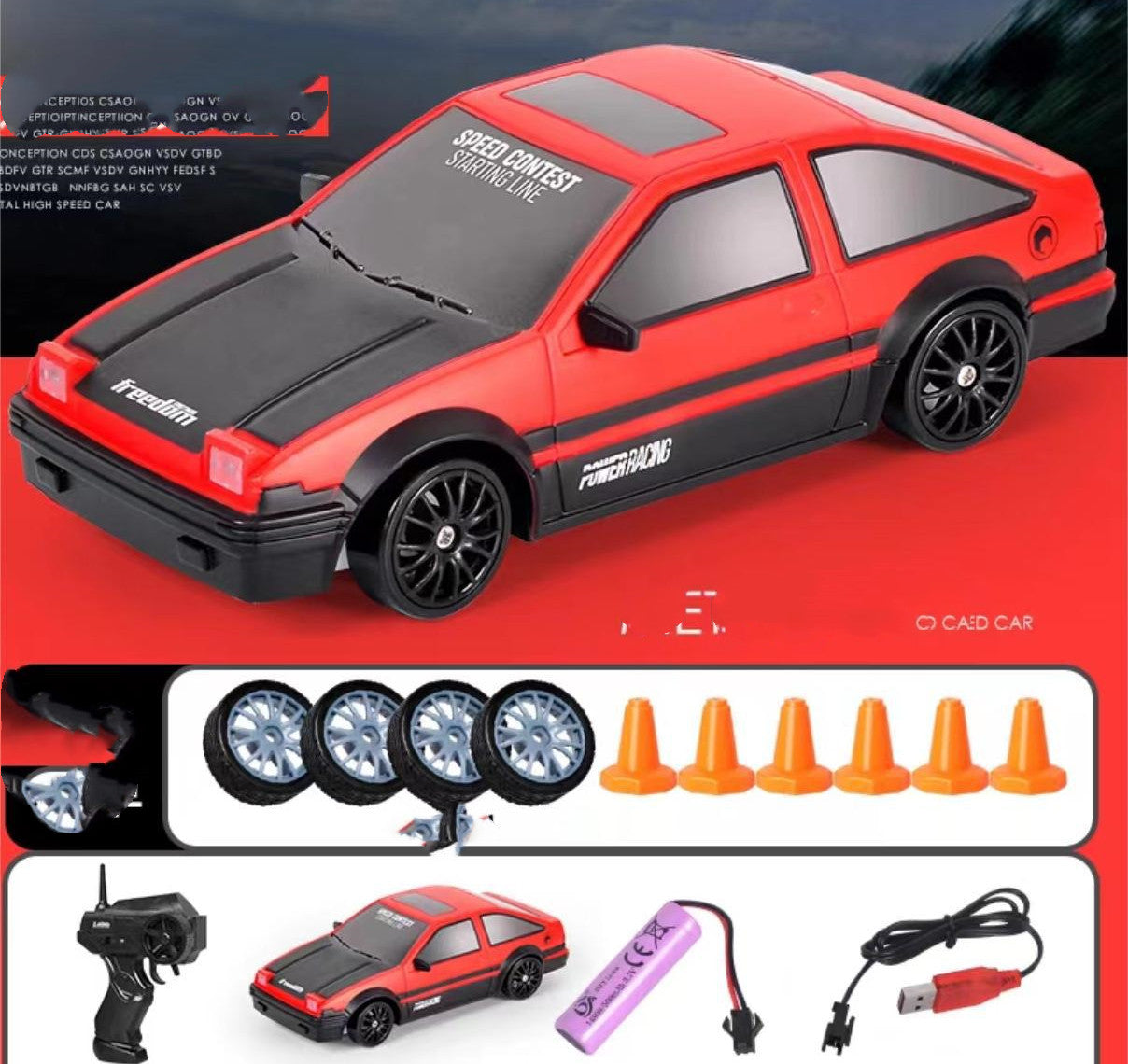 MINIMOTORS™ High-Speed 2.4G Drift Model